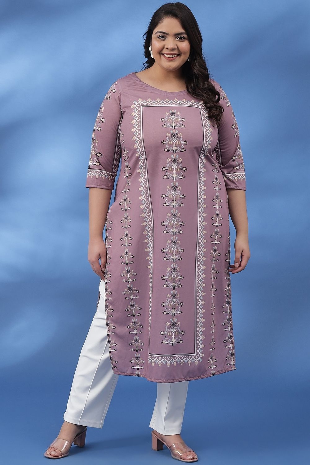 Large Women designer pure cotton straight kurti, Printed at Rs 250 in Jaipur
